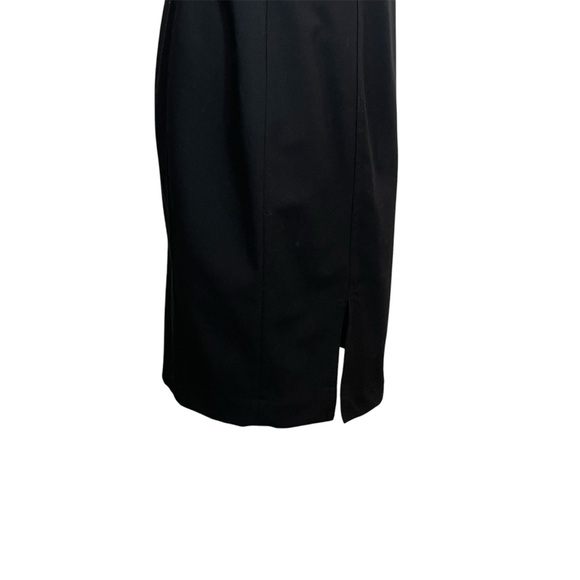 Calvin Klein Black Sleeveless Dress with Gold Chain Accent - Picture 4 of 11